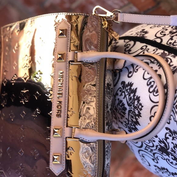 Michael kors KARA large duffle bag pale gold - Picture 3 of 7